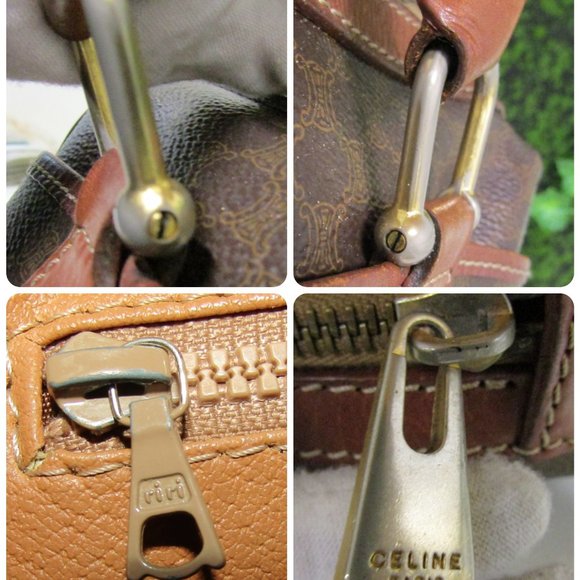 COPY - AUTHENTIC CELINE MONOGRAM VINTAGE BROWN BAG - Picture 10 of 13